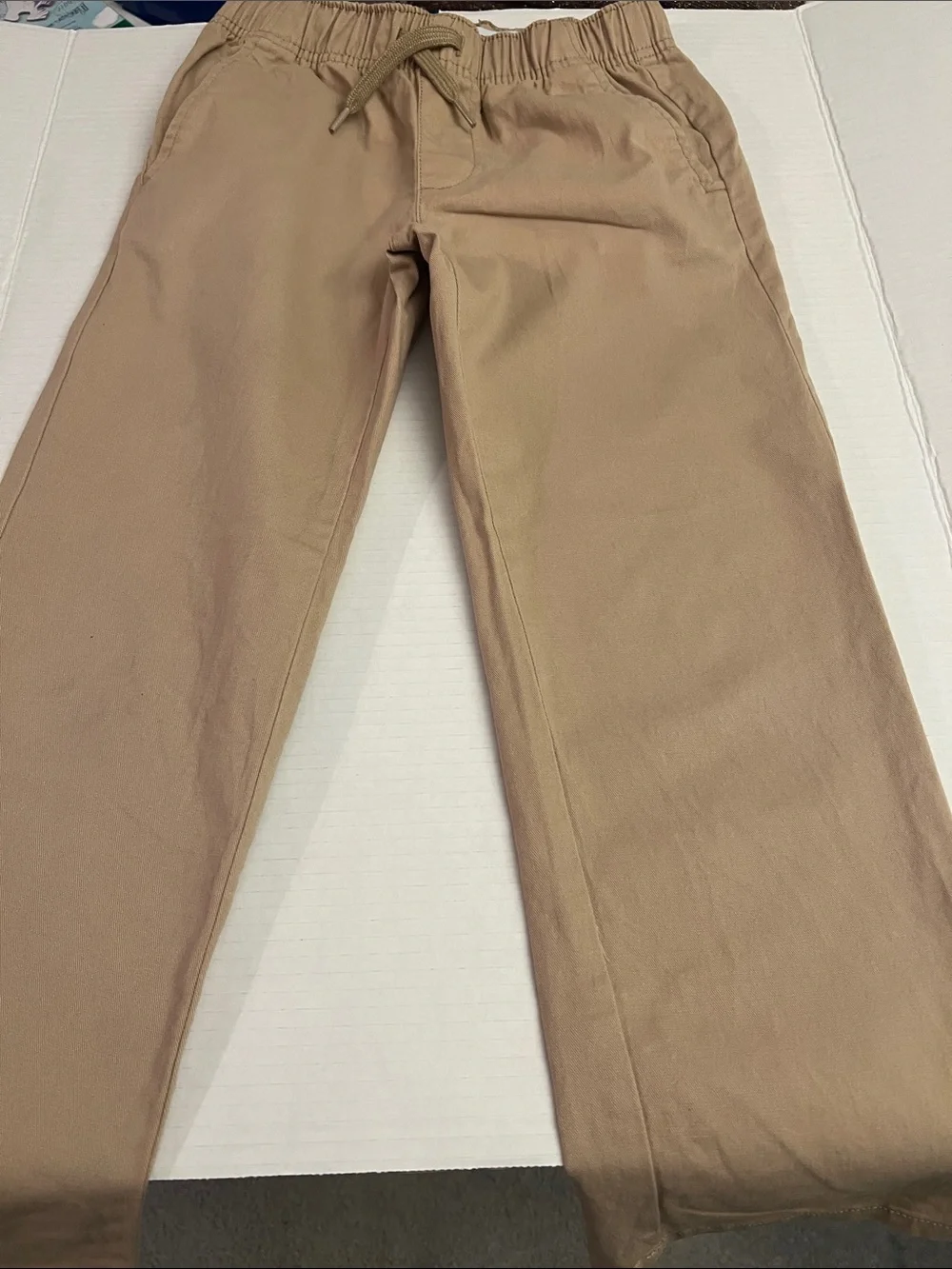 Boy’s Casual Drawstring Pants - Khaki